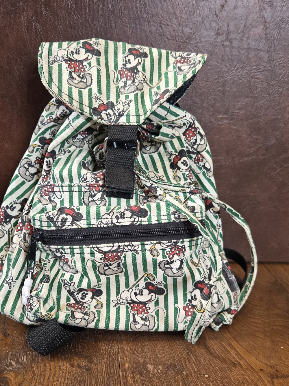 Minnie Mouse Striped Mini-backpack